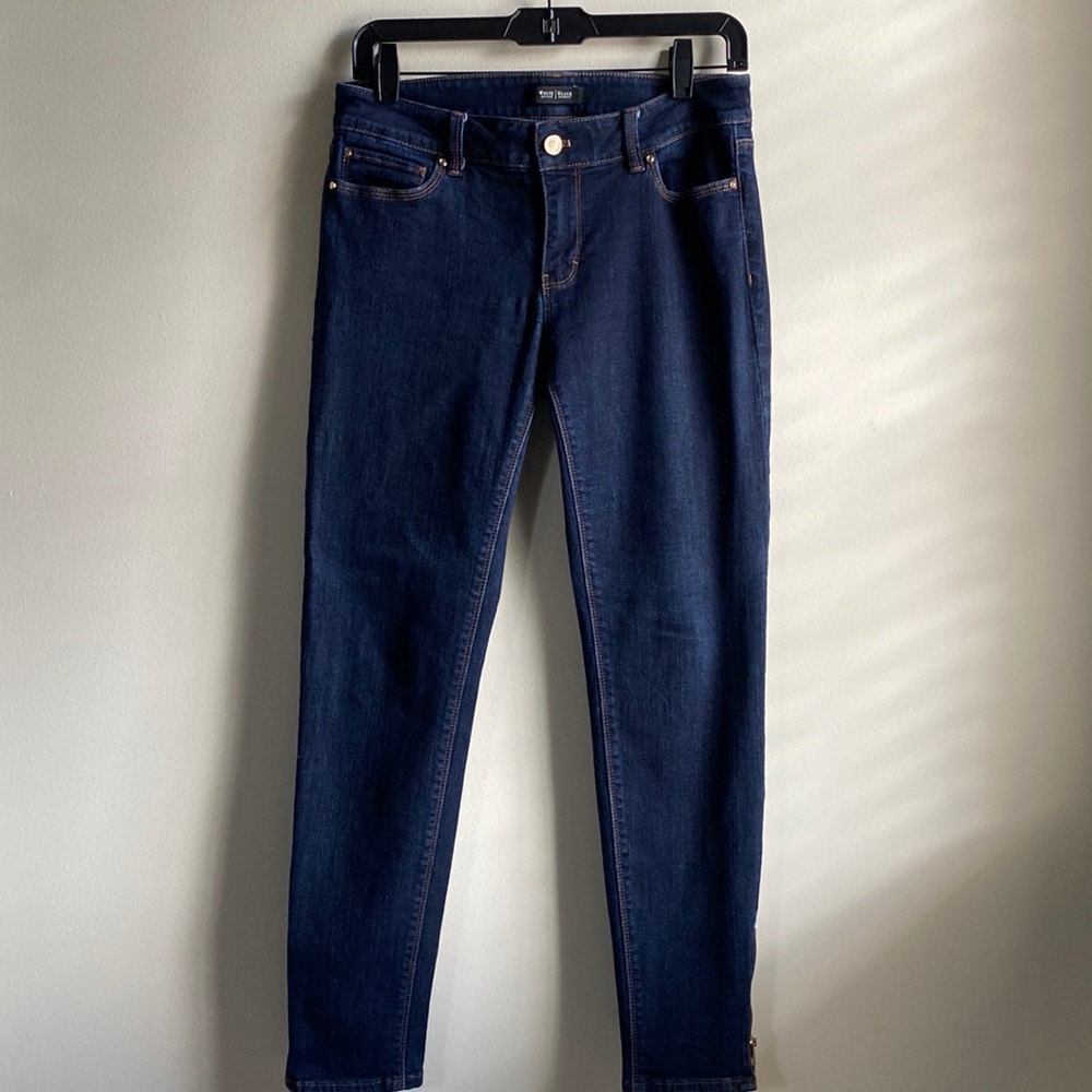 Denim Pant with side zip ankle